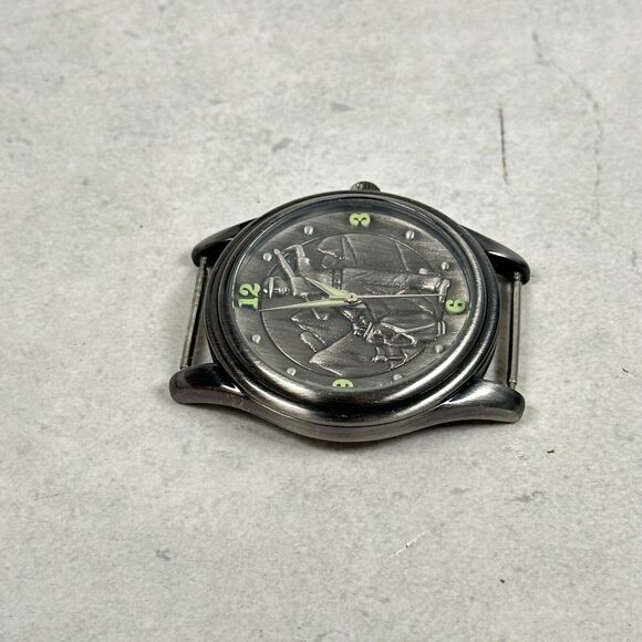 Avon Watch Mens 38mm Golf Gray Round Fathers Day Grandpa Gift New Battery - Picture 2 of 8